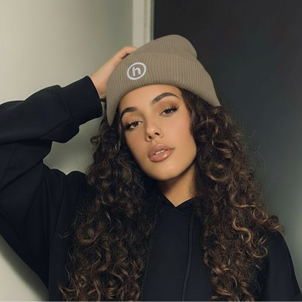 Tan Beanie Hat - Picture 2 of 5